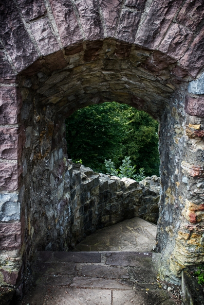 Escaleras en el Castillo de Polle